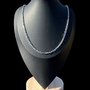 Dimaond Cut Forzatina Chain 22” (3.5mm) 925 Sterling Silver